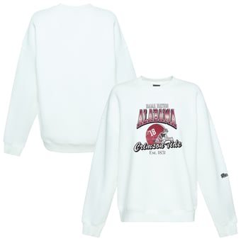 Women's Hype and Vice  White Alabama Crimson Tide Classic Era Sweatshirt
