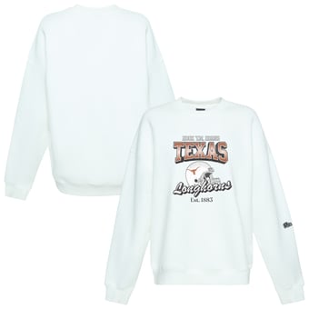 Women's Hype and Vice  White Texas Longhorns Classic Era Sweatshirt