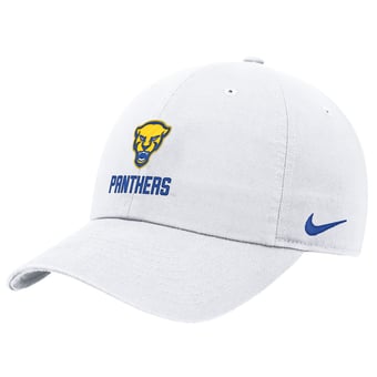 Men's Nike White Pitt Panthers 2025 On-Field Club Adjustable Hat