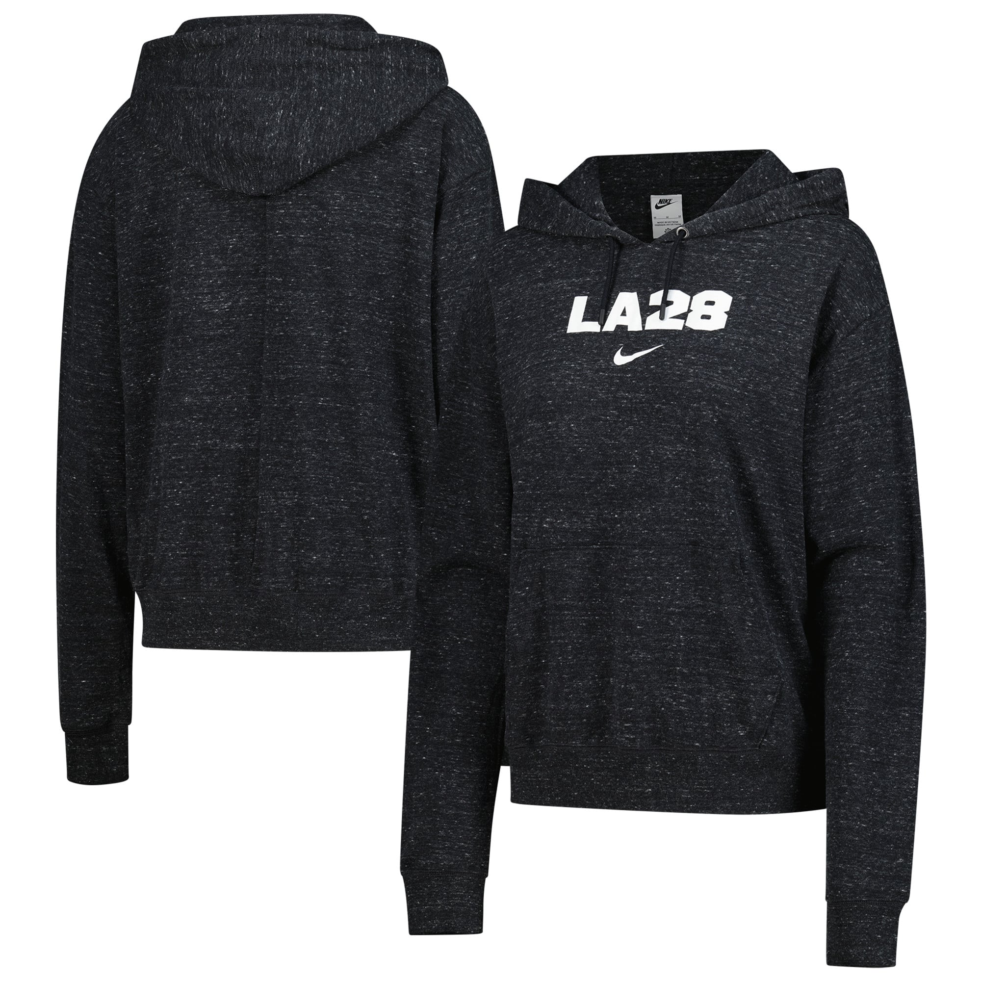 Women's Nike Black LA28 Summer Olympics Gym Vintage Pullover Hoodie: retailer-supplied image