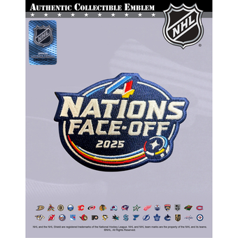 National Emblem 2025 4 Nations Face-Off Jersey Patch