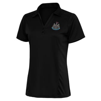 Women's Antigua  Black Newcastle United Statement Polo