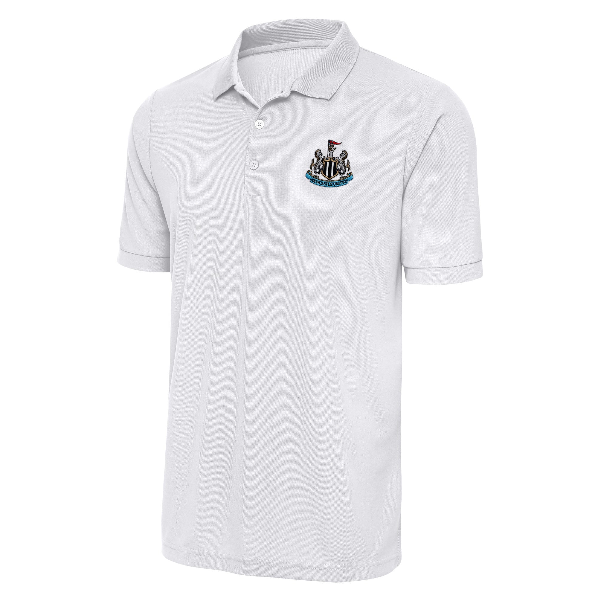 Men's Antigua White Newcastle United Derive Polo