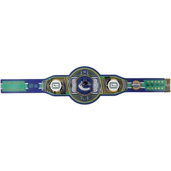 Quinn Hughes Vancouver Canucks Autographed WWE Legacy Title Belt with "2024 Norris" Inscription