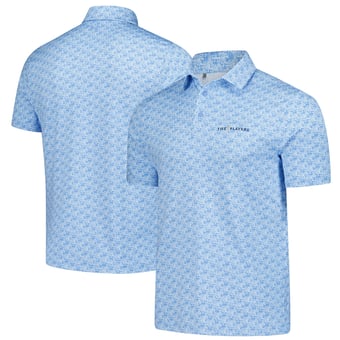 Men's Under Armour  Blue THE PLAYERS Playoff 3.0 Golden Eagle Polo