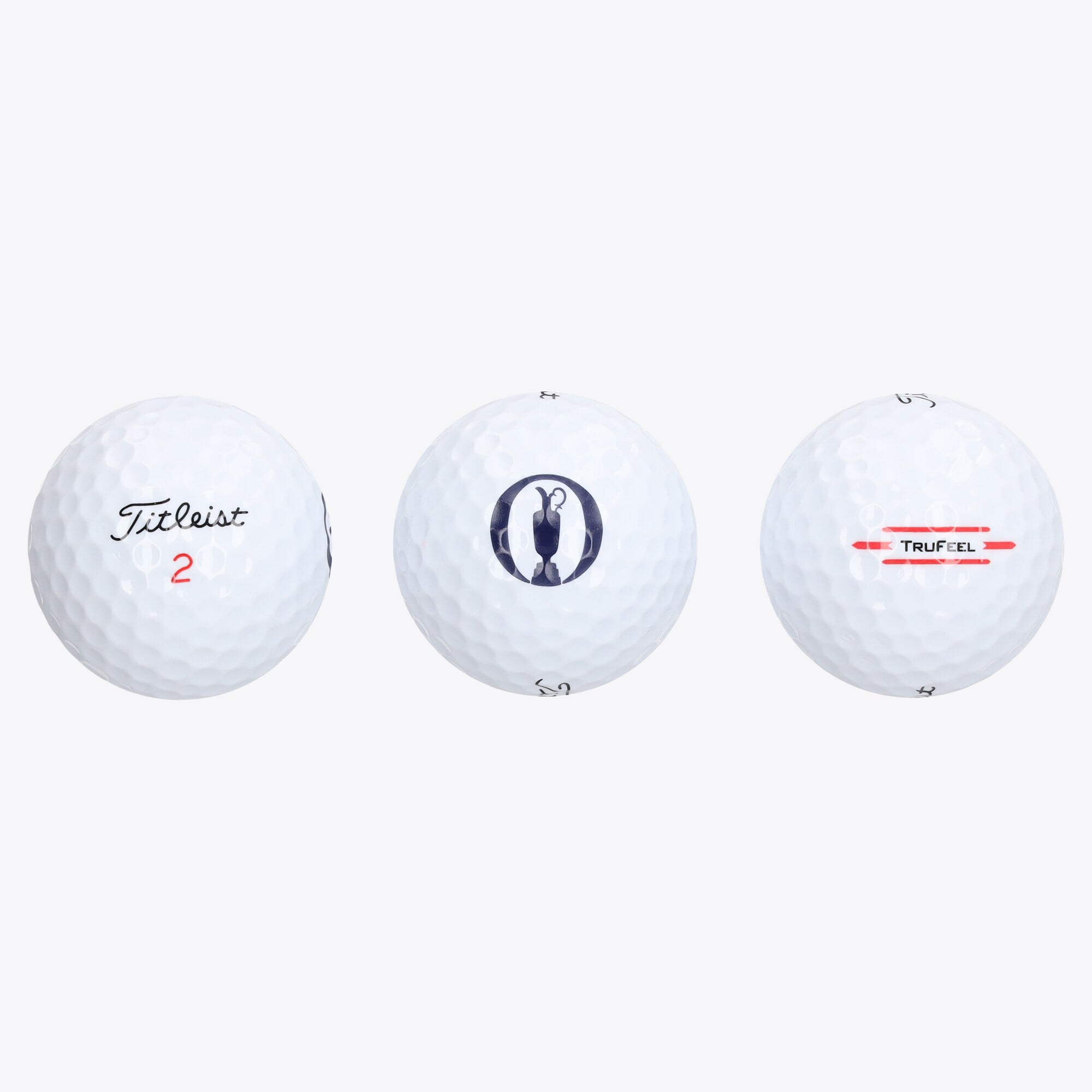 3 maniche a sfera The Open Titleist TruFeel