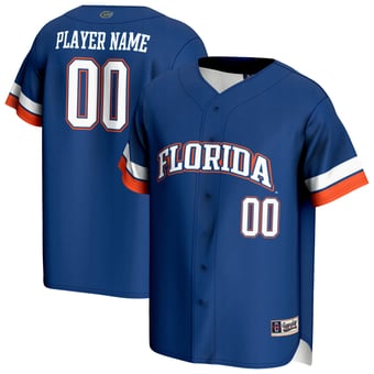 Unisex GameDay Greats Royal Florida Gators NIL Pick-A-Player Lightweight Baseball Jersey