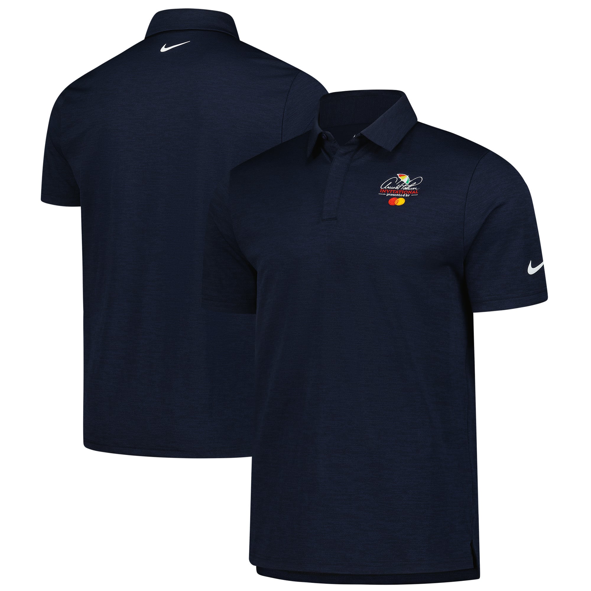 Men's Nike  Navy Arnold Palmer Invitational Tour Jacquard Performance Polo