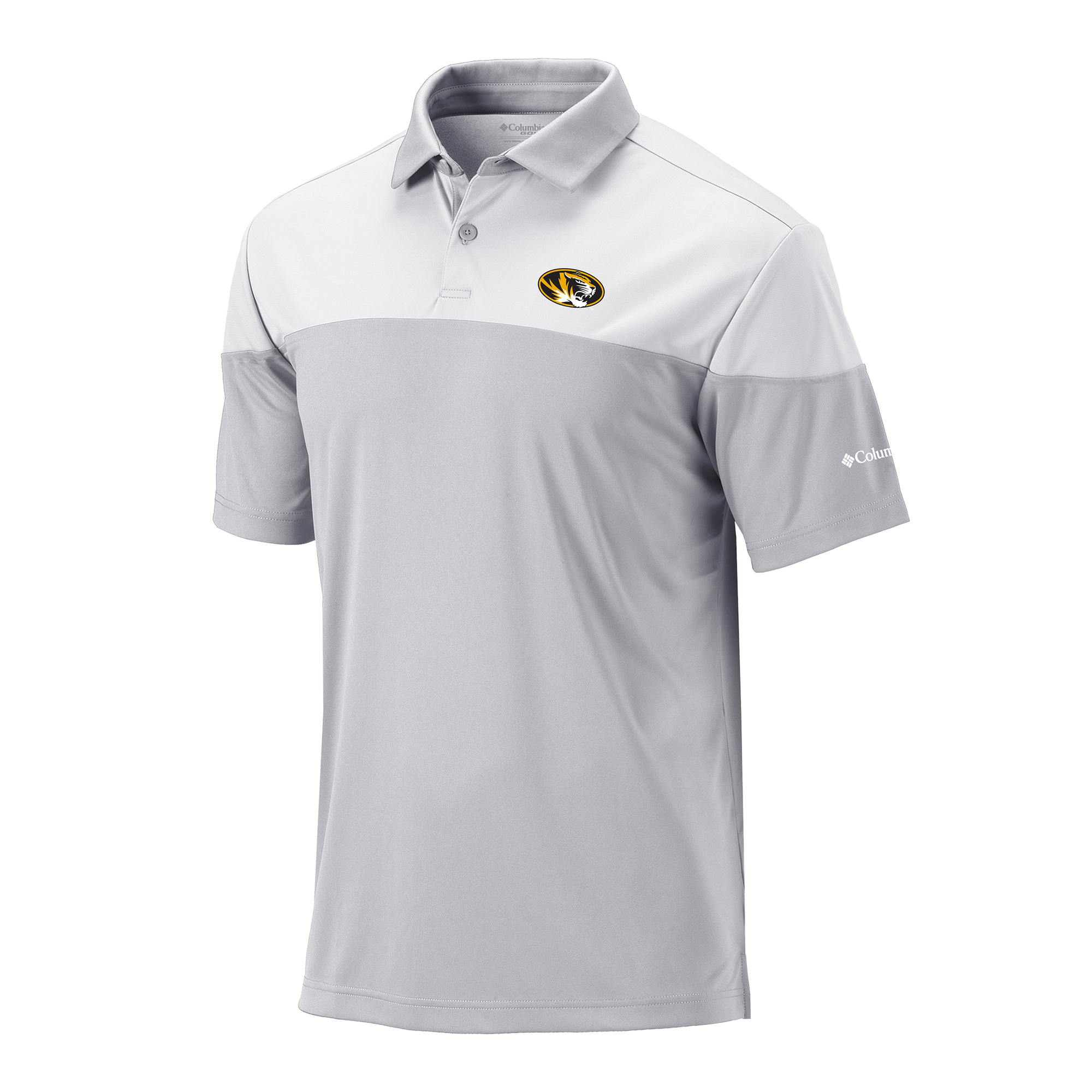 Men’s Columbia Gray Missouri Tigers Omni-Wick Best Ball Polo Men’s Columbia Gray Missouri Tigers Omni-Wick Best Ball Polo