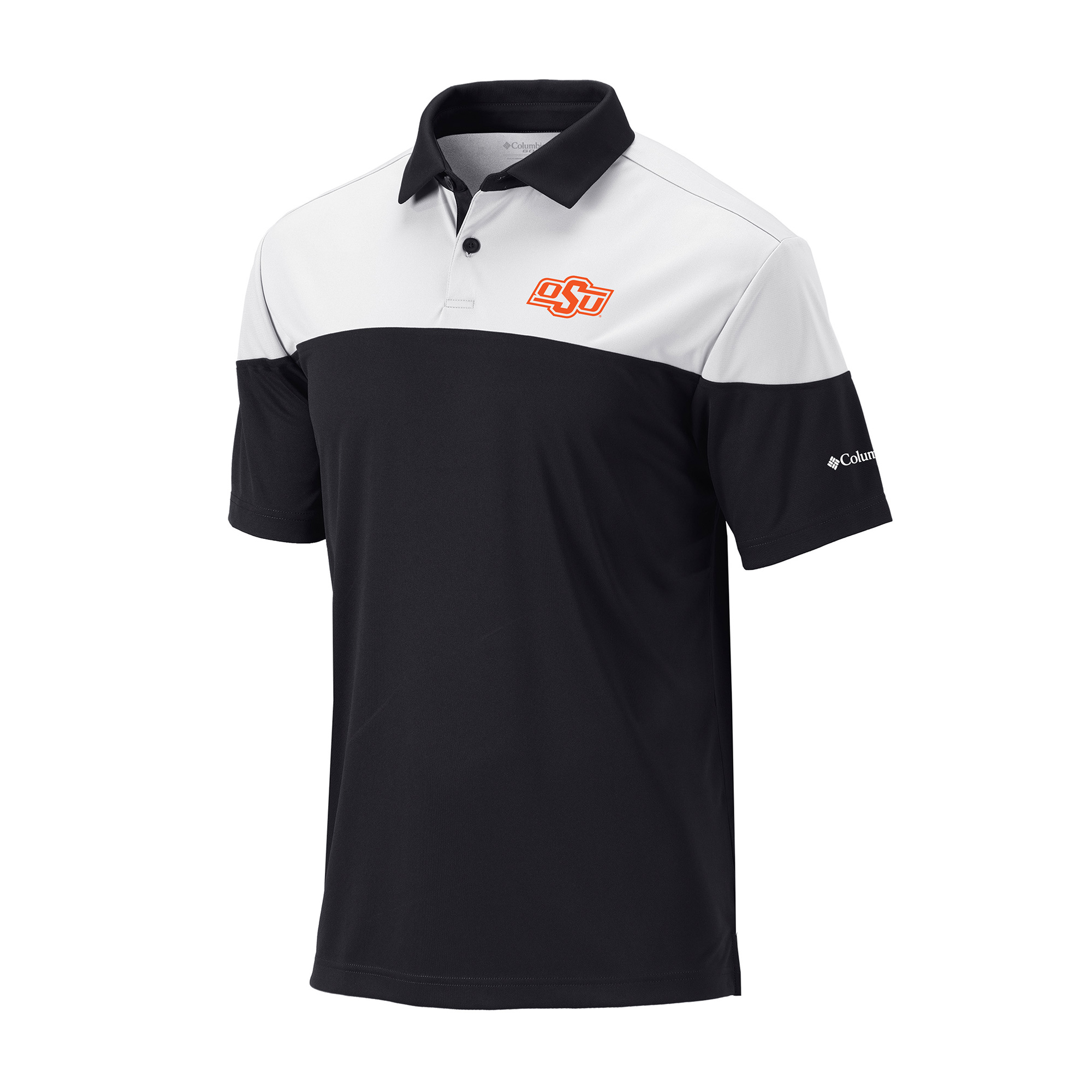 Men’s Columbia Black Oklahoma State Cowboys Omni-Wick Best Ball Polo Men’s Columbia Black Oklahoma State Cowboys Omni-Wick Best Ball Polo