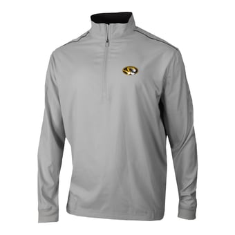 Men's Columbia Gray Missouri Tigers Omni-Wick Bogey's Paradise Quarter-Zip Top