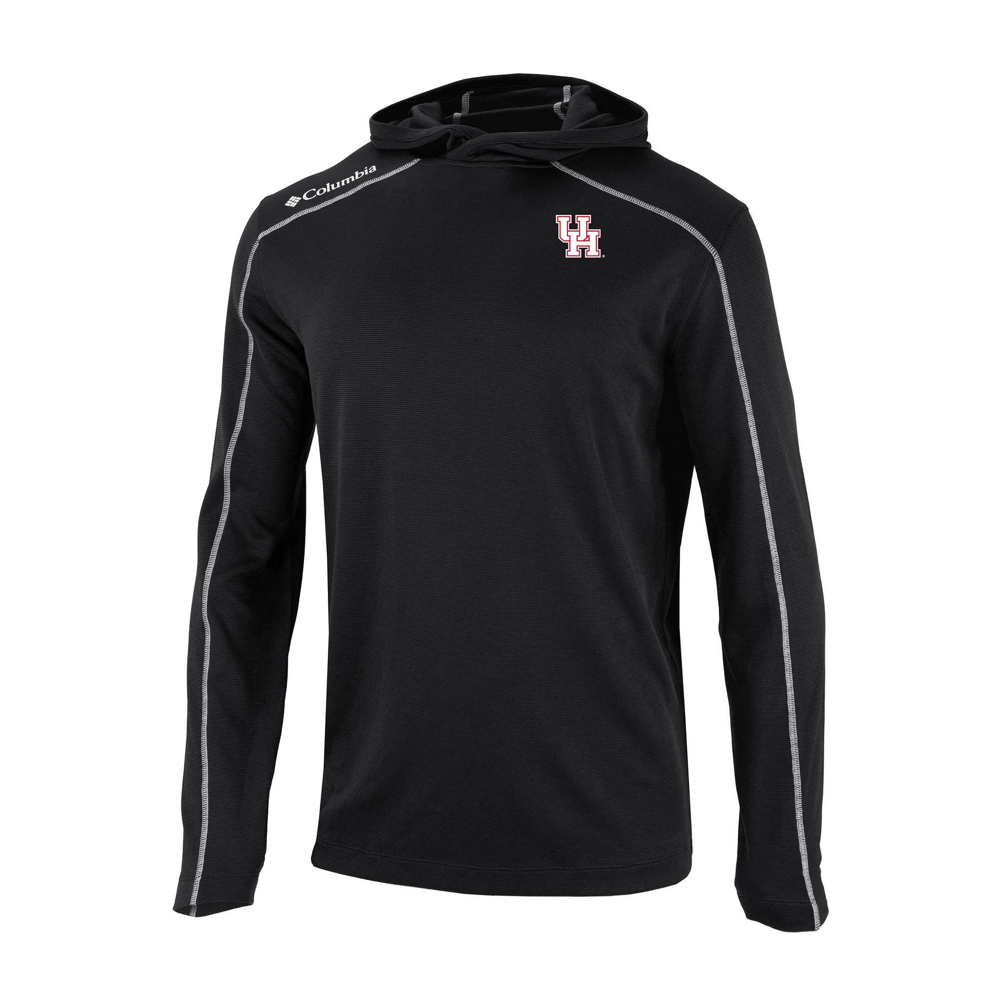 Men's Columbia Black Houston Cougars Shotgun Pullover Hoodie