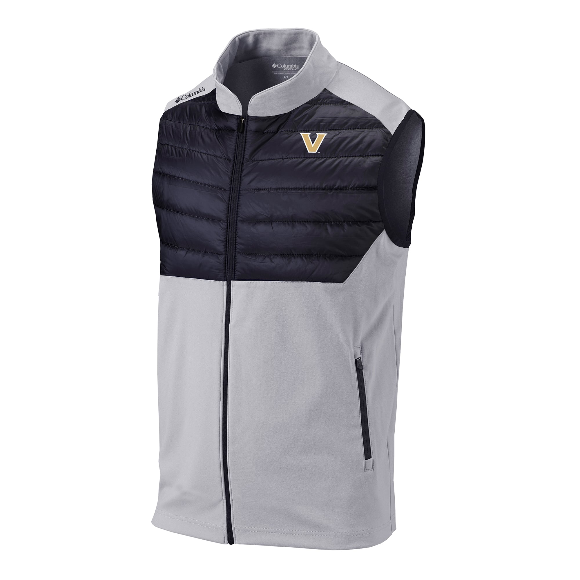 Men's Columbia Gray Vanderbilt Commodores Omni-Wick In The Element Full-Zip Vest