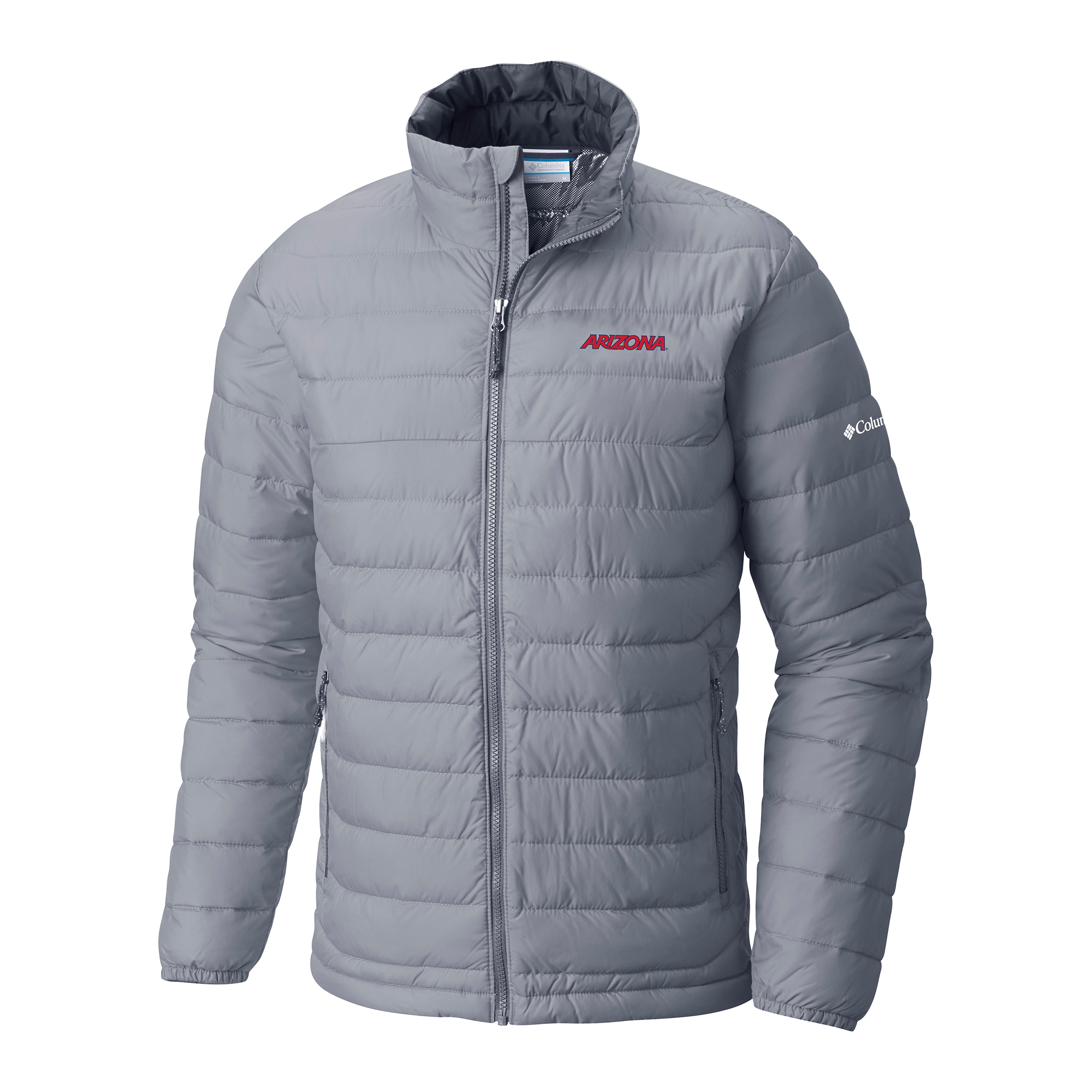 Men’s Columbia Gray Arizona Wildcats Powder Lite Omni-Heat Reflective Full-Zip Jacket Men’s Columbia Gray Arizona Wildcats Powder Lite Omni-Heat Reflective Full-Zip Jacket