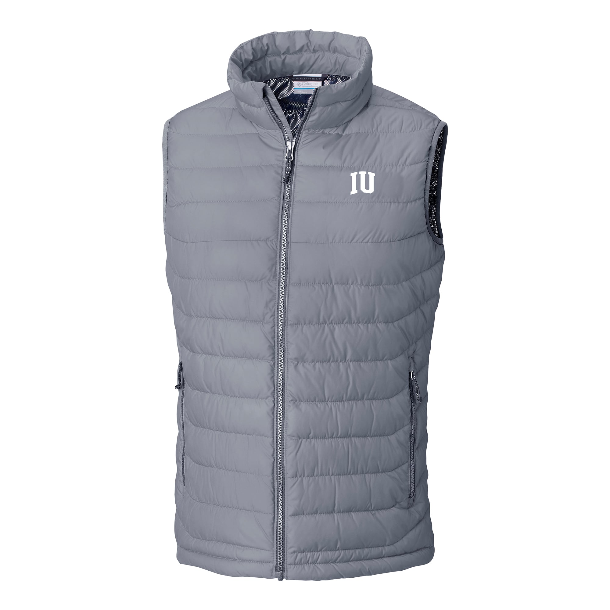 Men's Columbia Indiana Hoosiers Powder Lite Omni-Heat Full-Zip Vest