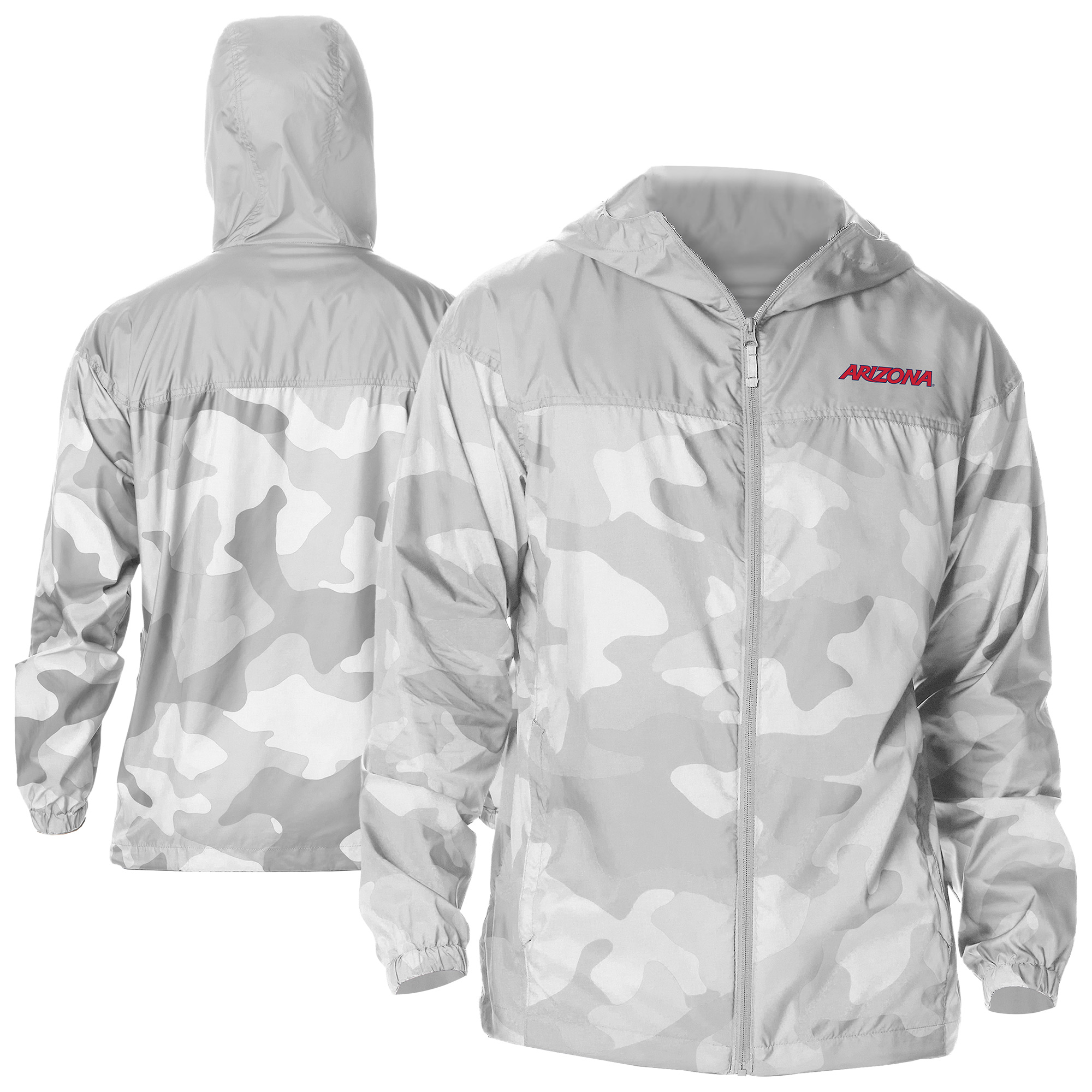 Men’s Columbia Gray Arizona Wildcats Flash Challenger Novelty Omni-Tech Full-Zip Windbreaker Jacket Men’s Columbia Gray Arizona Wildcats Flash Challenger Novelty Omni-Tech Full-Zip Windbreaker Jacket