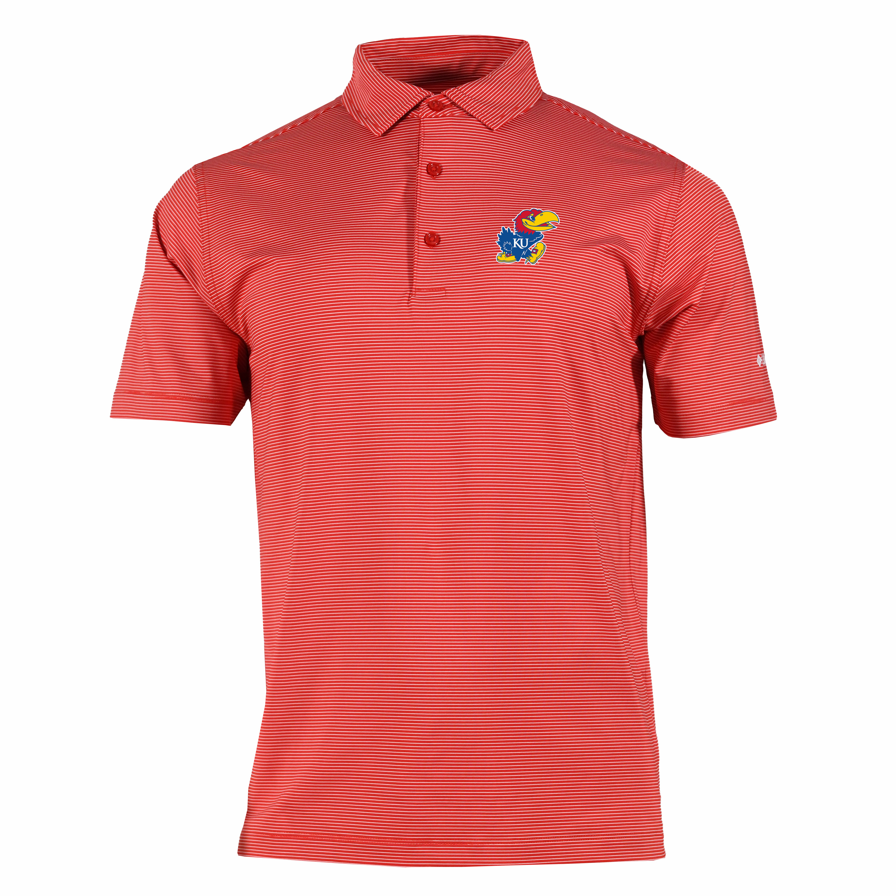 Men’s Columbia Red Kansas Jayhawks Double Hit Polo Men’s Columbia Red Kansas Jayhawks Double Hit Polo