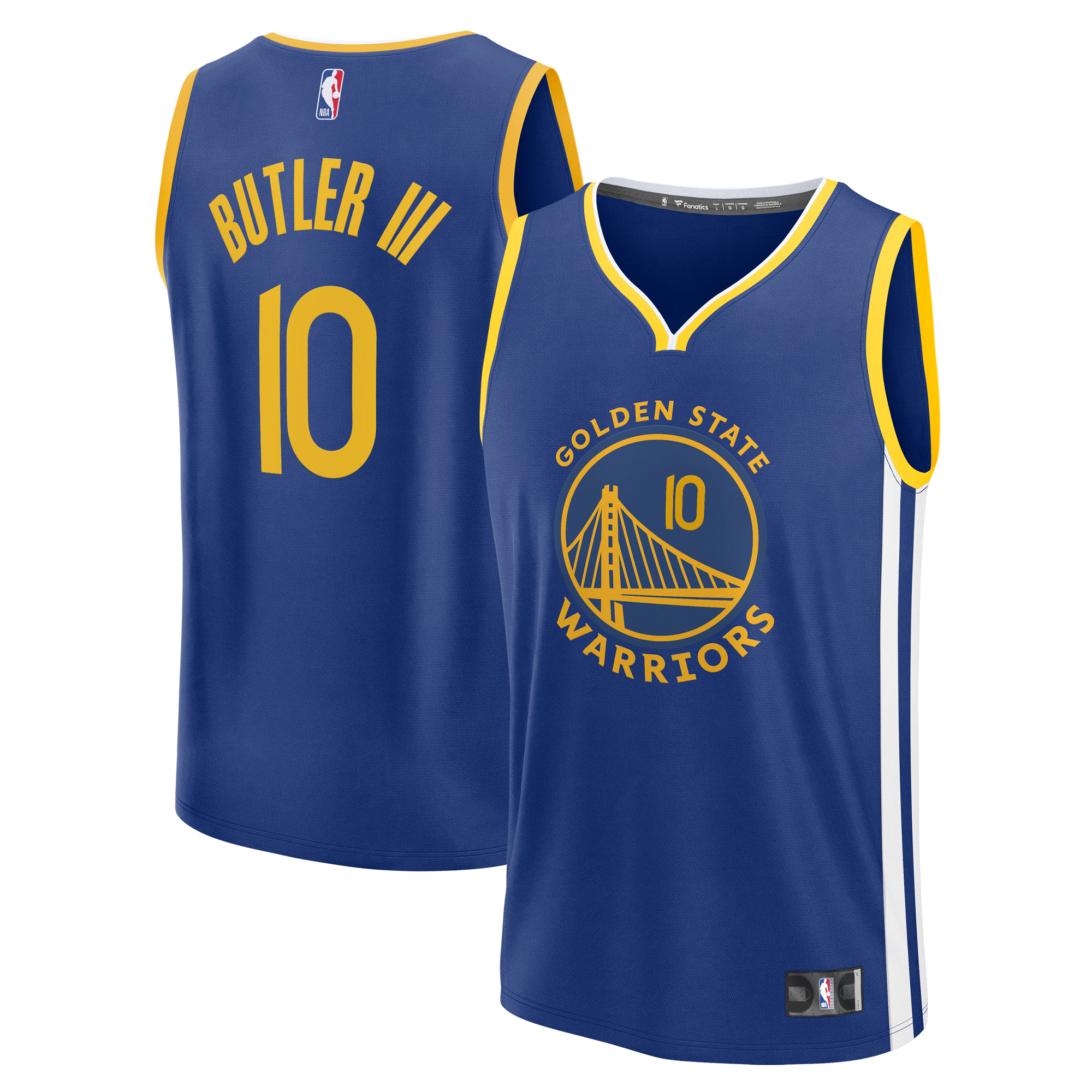 Men's Fanatics Jimmy Butler III Royal Golden State Warriors Fast Break Replica Player Jersey - Icon Edition