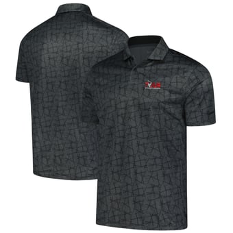 Men's Nike  Black TOUR Championship Victory All-Over Print Performance Polo