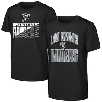 Youth Outerstuff  Black Las Vegas Raiders Never Quit 2-Pack T-Shirt Set