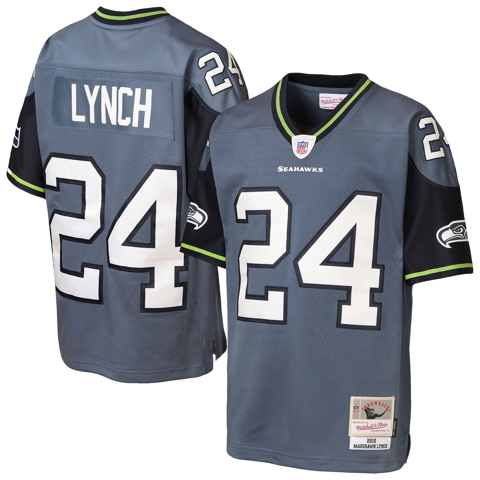 Youth Mitchell & Ness Marshawn Lynch Blue Seattle Seahawks Legacy Jersey Youth Mitchell & Ness Marshawn Lynch Blue Seattle Seahawks Legacy Jersey