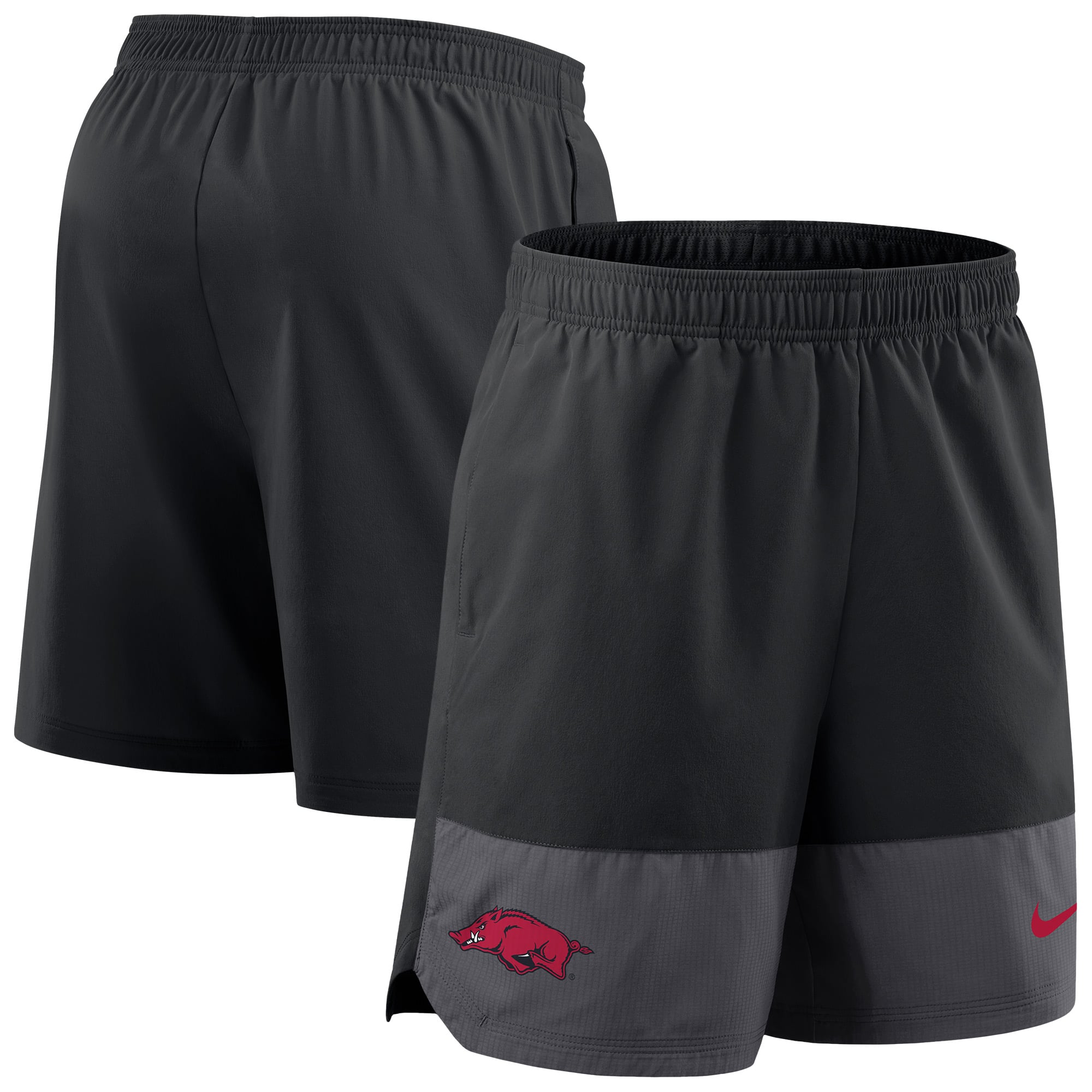 Men's Nike Black Arkansas Razorbacks 2025 Sideline Dri-FIT Shorts