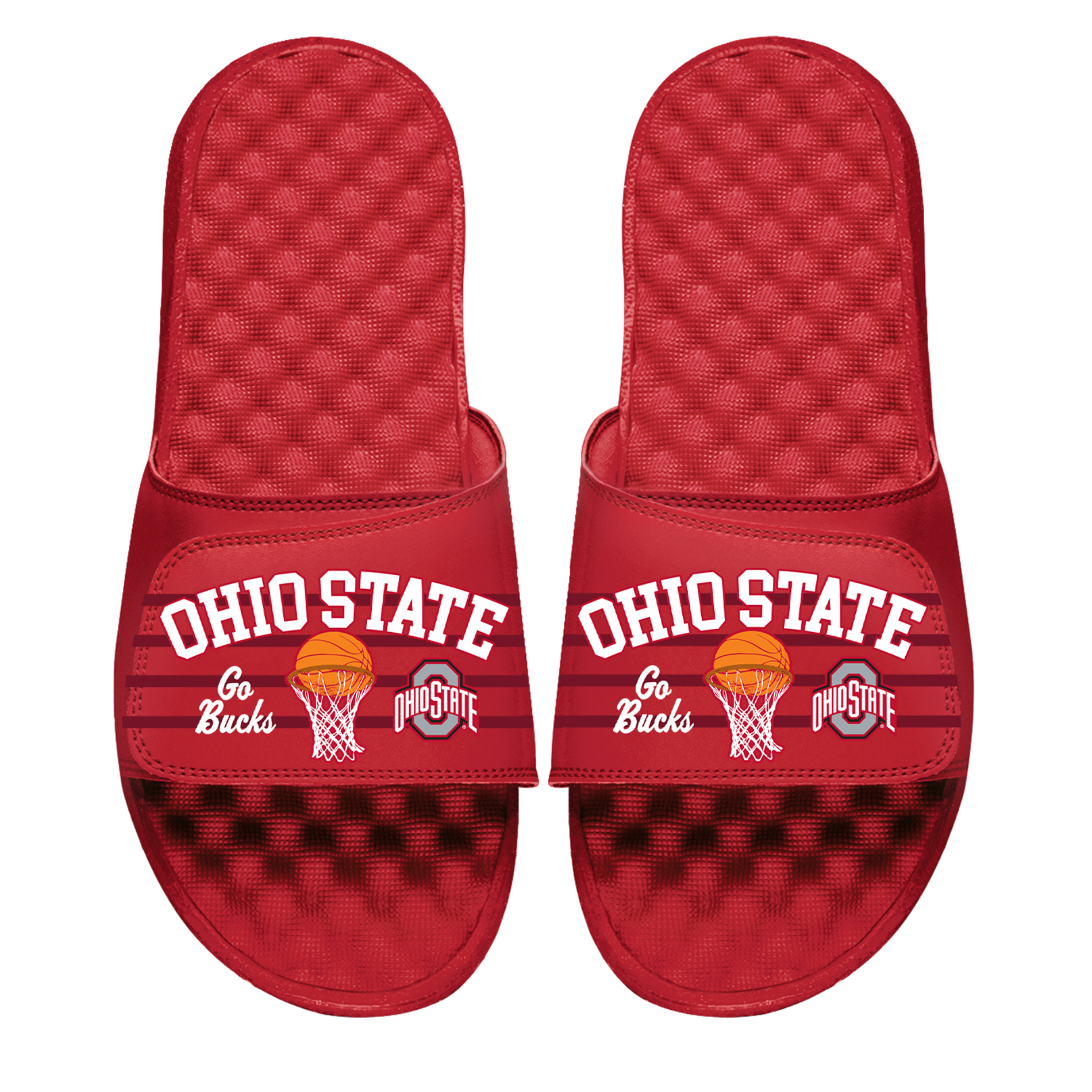 Youth ISlide Ohio State Buckeyes Collage Basketball Slide Sandals