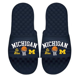 Unisex ISlide  Michigan Wolverines Collage Basketball Slide Sandals