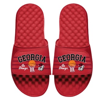 Unisex ISlide  Georgia Bulldogs Collage Basketball Slide Sandals