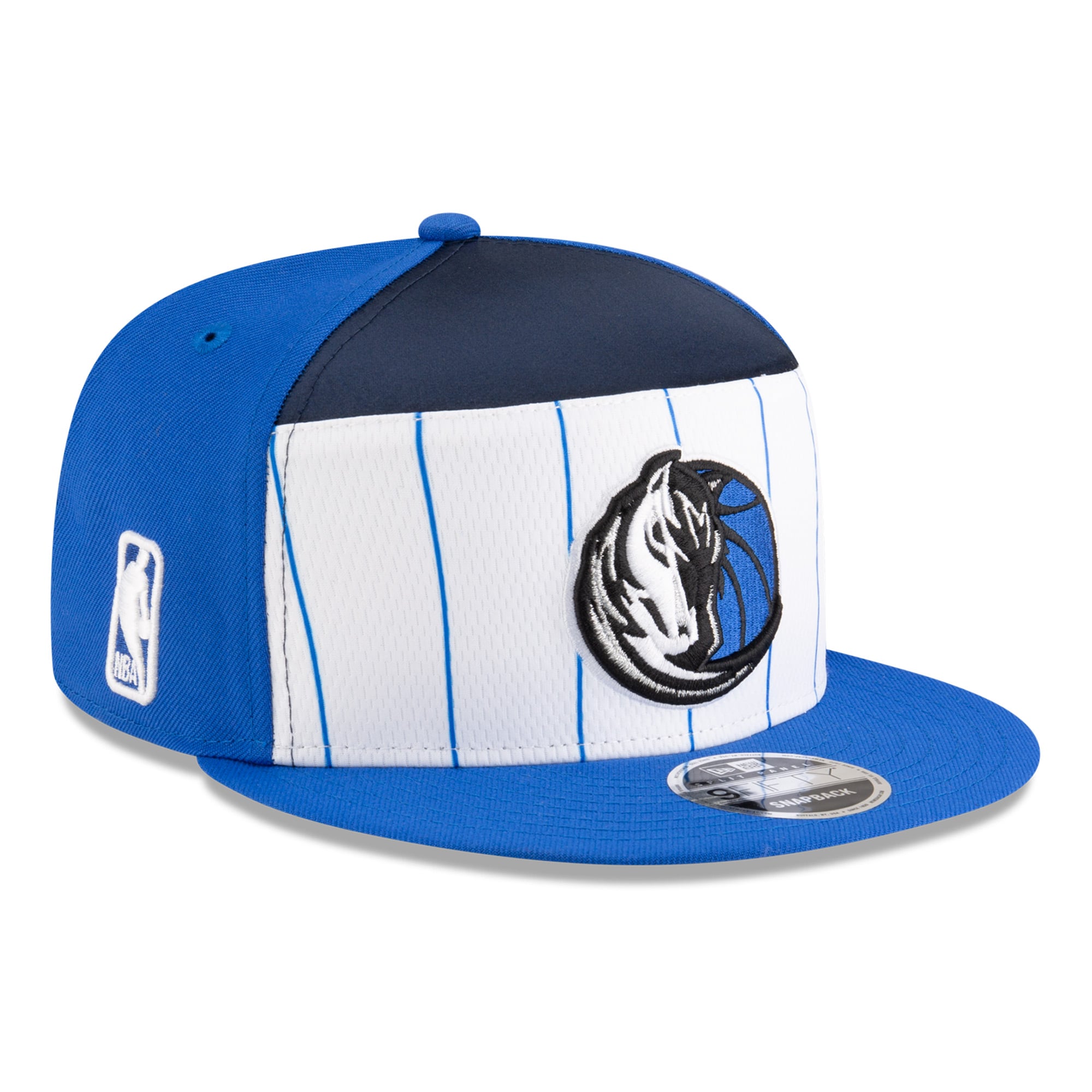 Men's New Era  White/Blue Dallas Mavericks 2025 NBA Tip Off Split Panel 9FIFTY Snapback Hat