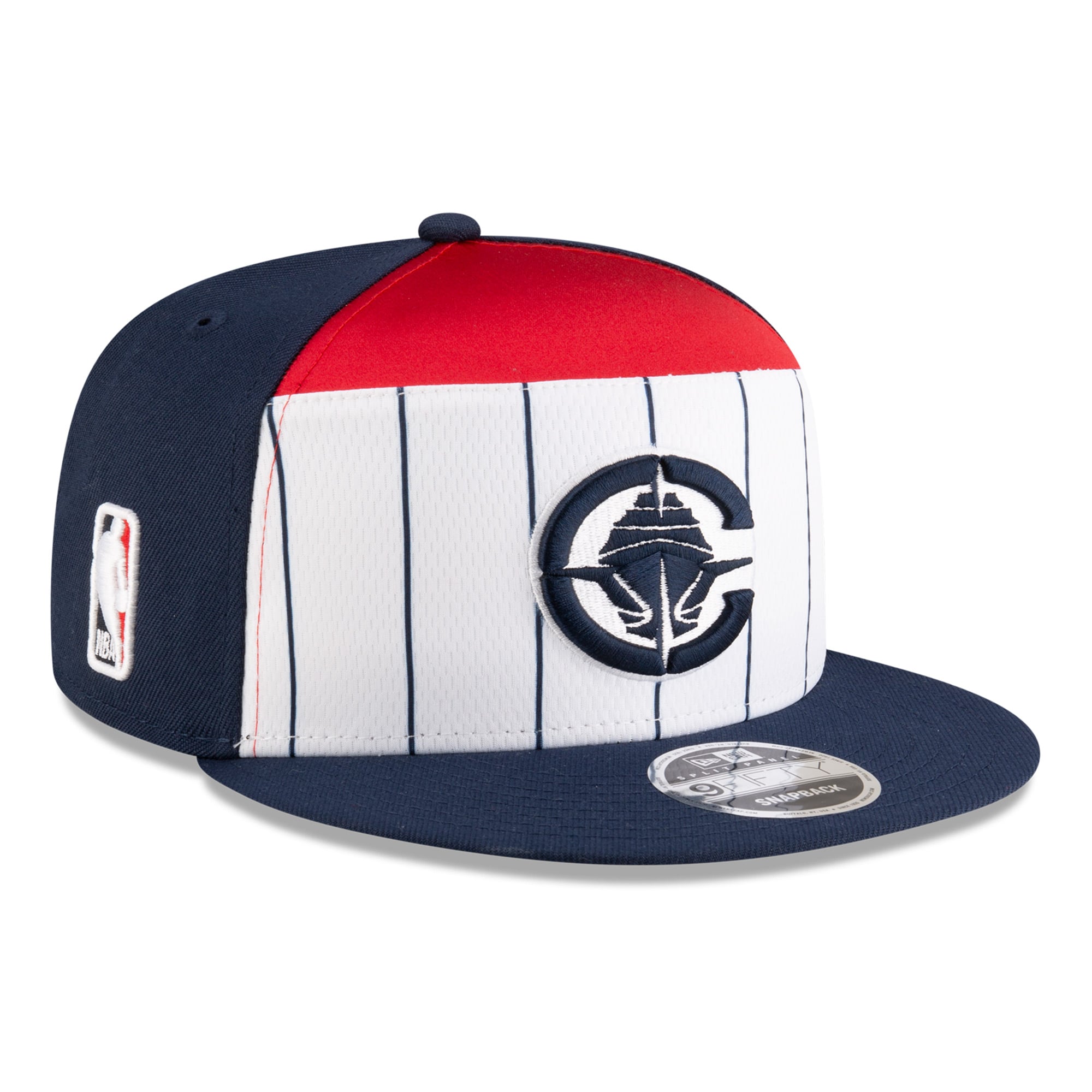 Men's New Era  White/Navy LA Clippers 2025 NBA Tip Off Split Panel 9FIFTY Snapback Hat