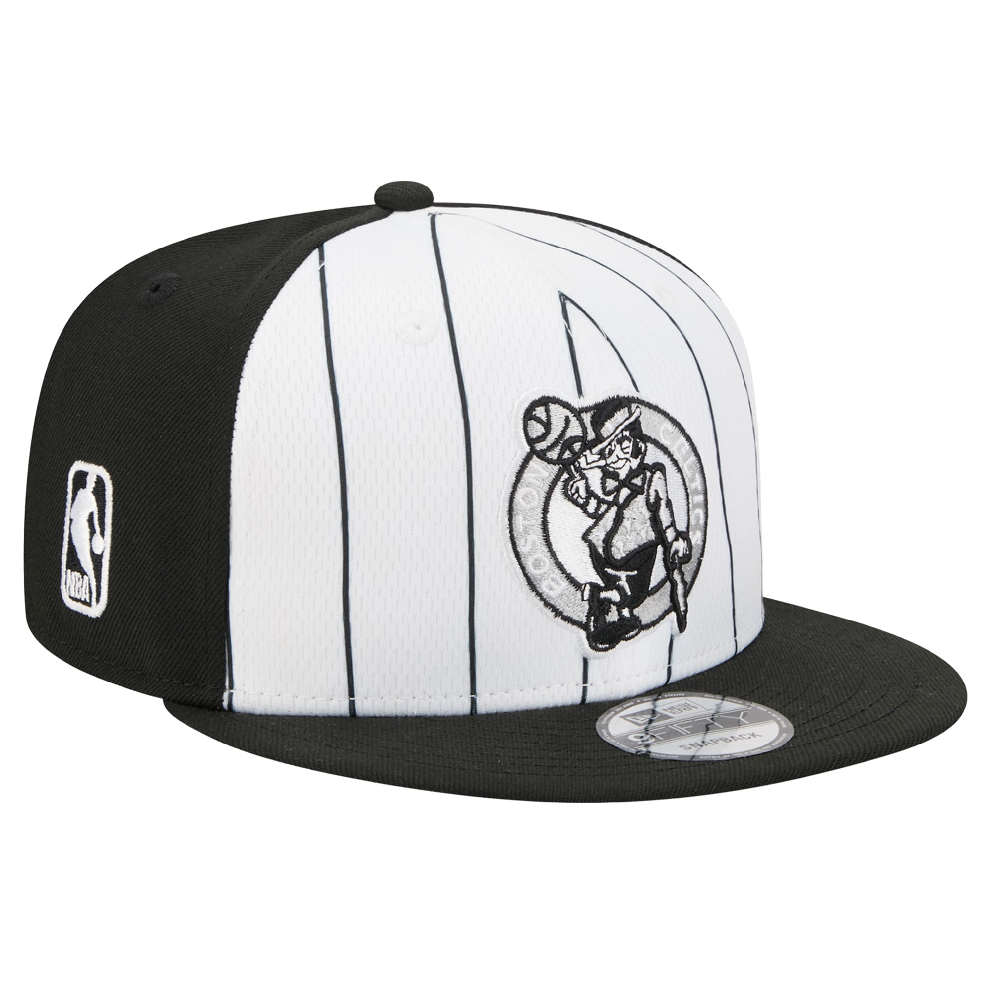 Men's New Era White Boston Celtics 2025 NBA Tip Off 9FIFTY Snapback Hat