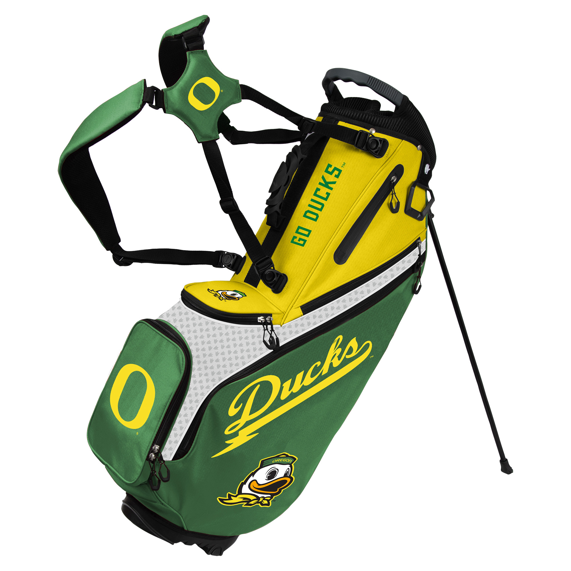WinCraft Oregon Ducks Back Nine Stand Golf Bag WinCraft Oregon Ducks Back Nine Stand Golf Bag