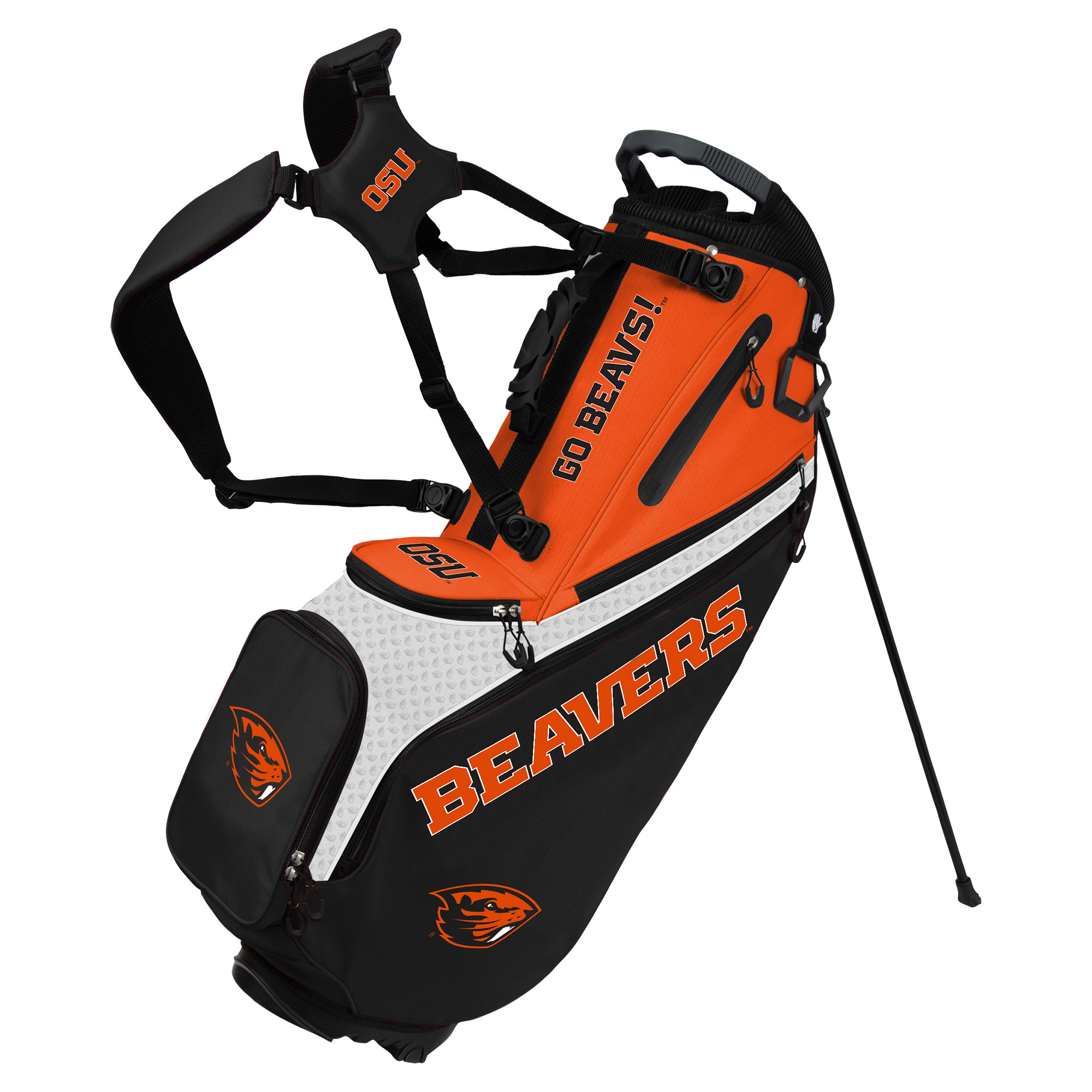 WinCraft Oregon State Beavers Back Nine Stand Golf Bag WinCraft Oregon State Beavers Back Nine Stand Golf Bag