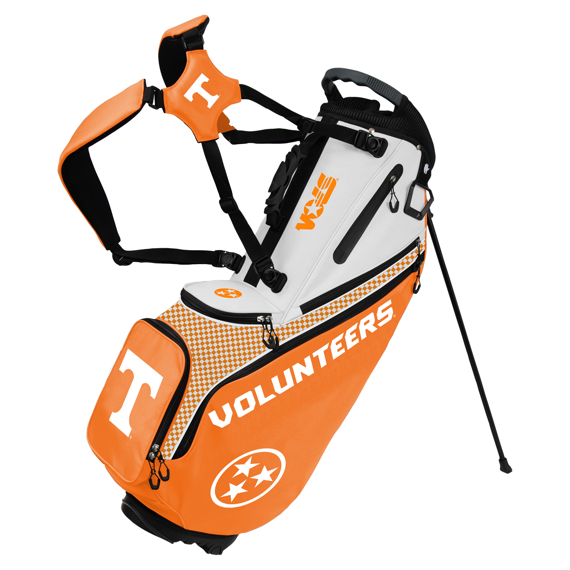 WinCraft Tennessee Volunteers Back Nine Stand Golf Bag WinCraft Tennessee Volunteers Back Nine Stand Golf Bag