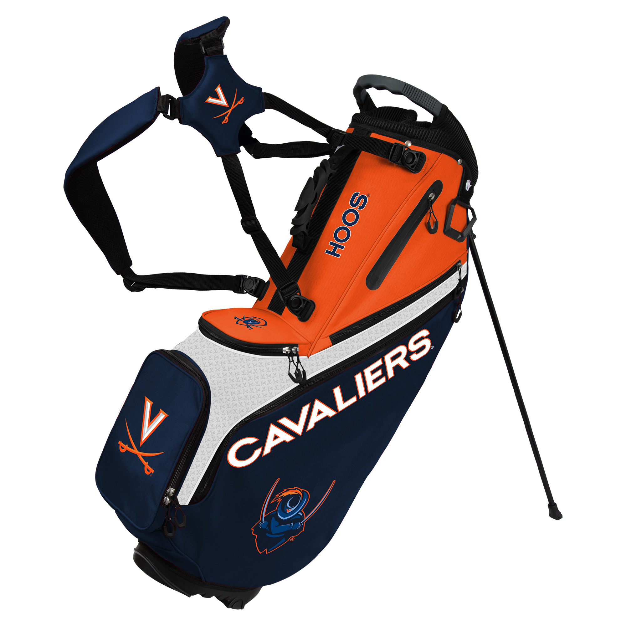 WinCraft Virginia Cavaliers Back Nine Stand Golf Bag WinCraft Virginia Cavaliers Back Nine Stand Golf Bag