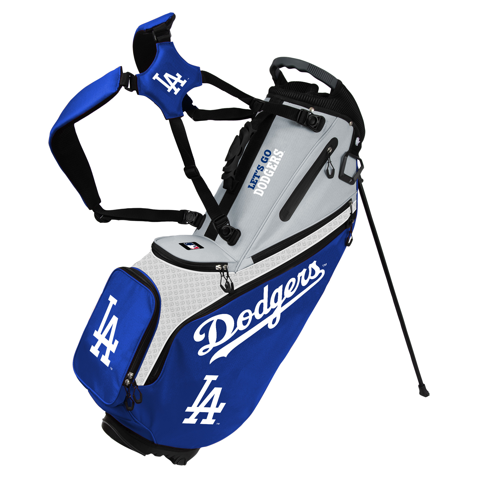 WinCraft Los Angeles Dodgers Back Nine Stand Golf Bag WinCraft Los Angeles Dodgers Back Nine Stand Golf Bag