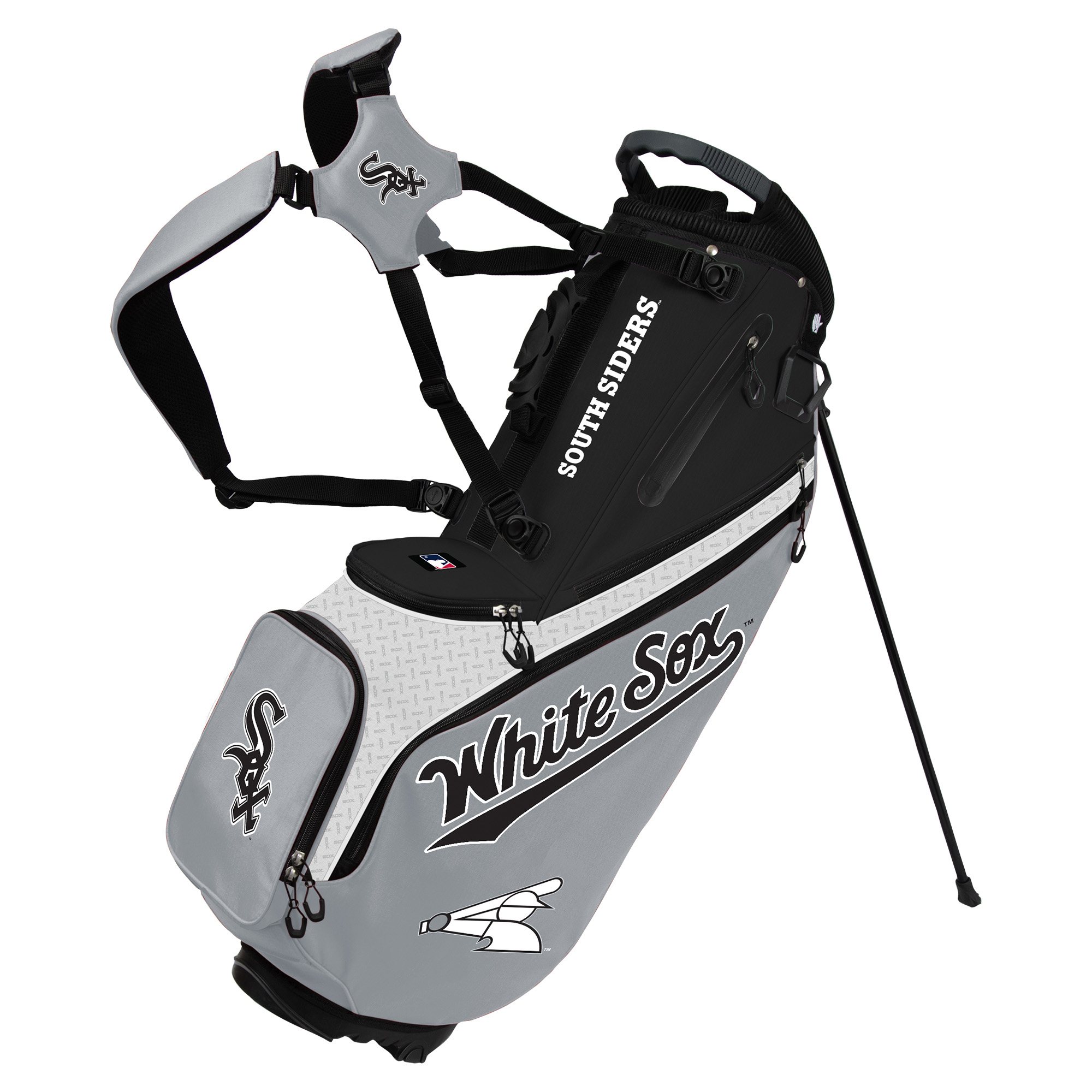 WinCraft Chicago White Sox Back Nine Stand Golf Bag WinCraft Chicago White Sox Back Nine Stand Golf Bag