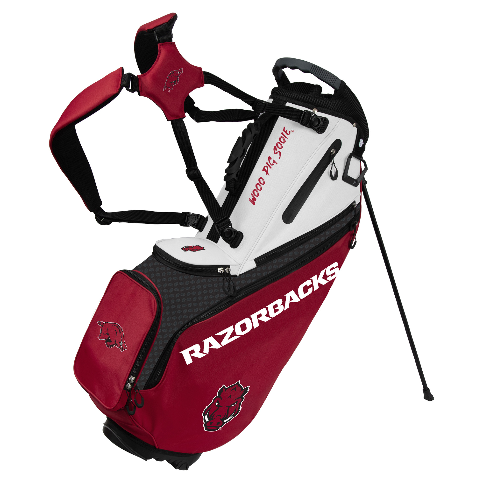 WinCraft Arkansas Razorbacks Back Nine Stand Golf Bag