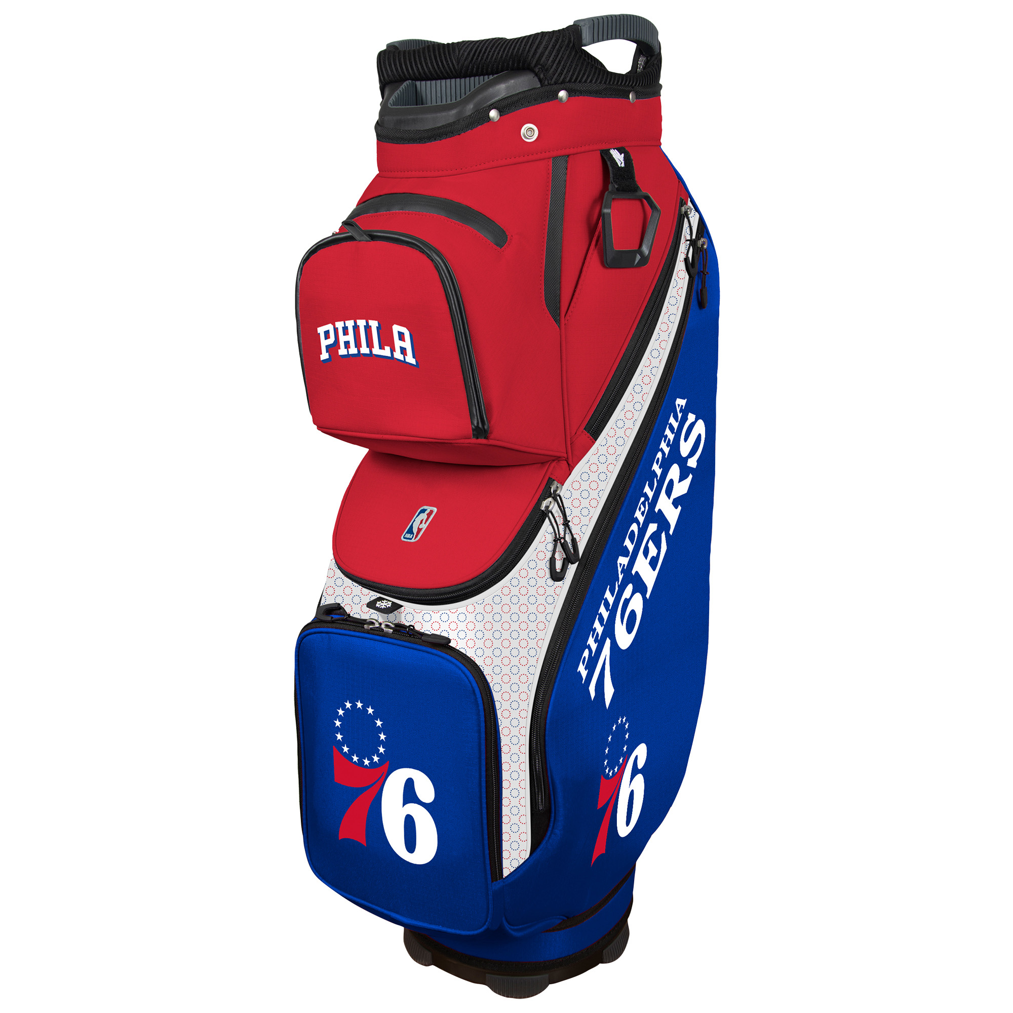WinCraft Philadelphia 76ers Clubhouse Cooler Cart Golf Bag