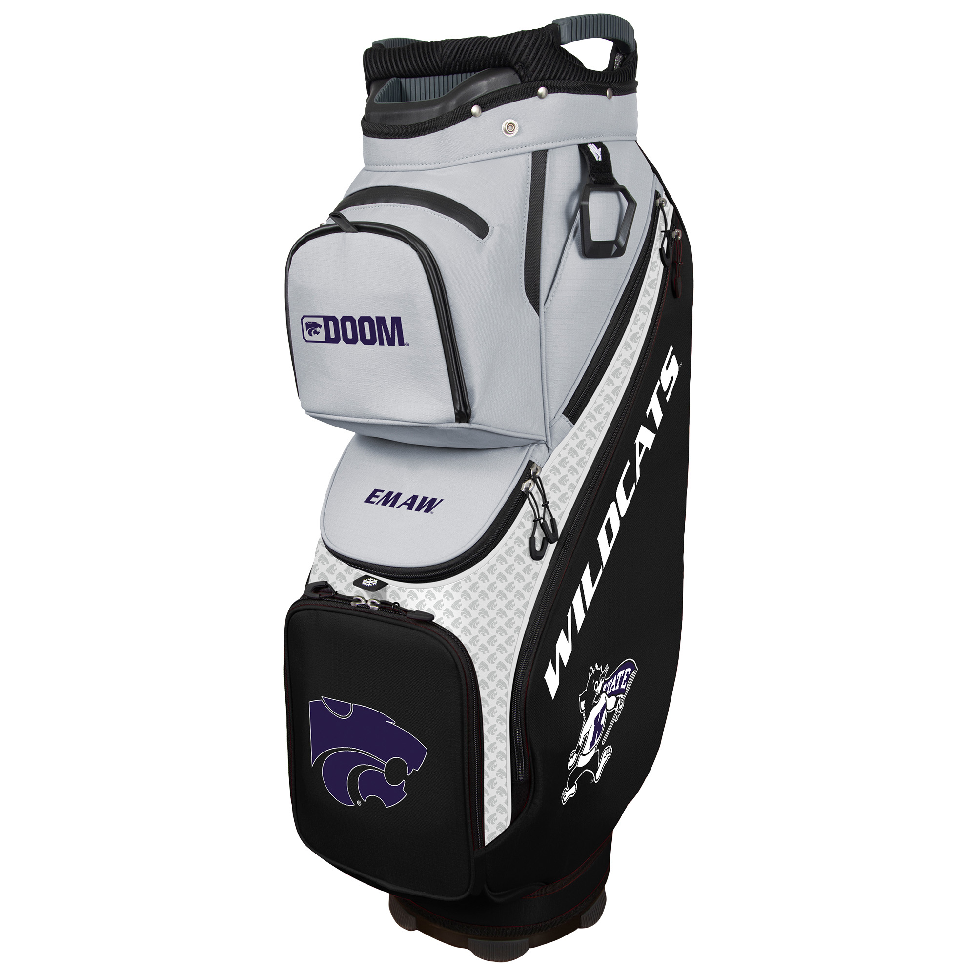 WinCraft Kansas State Wildcats Clubhouse Cooler Cart Golf Bag