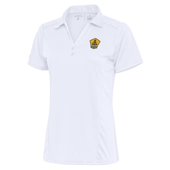 Women's Antigua  White Rhode Island FC Tribute Polo