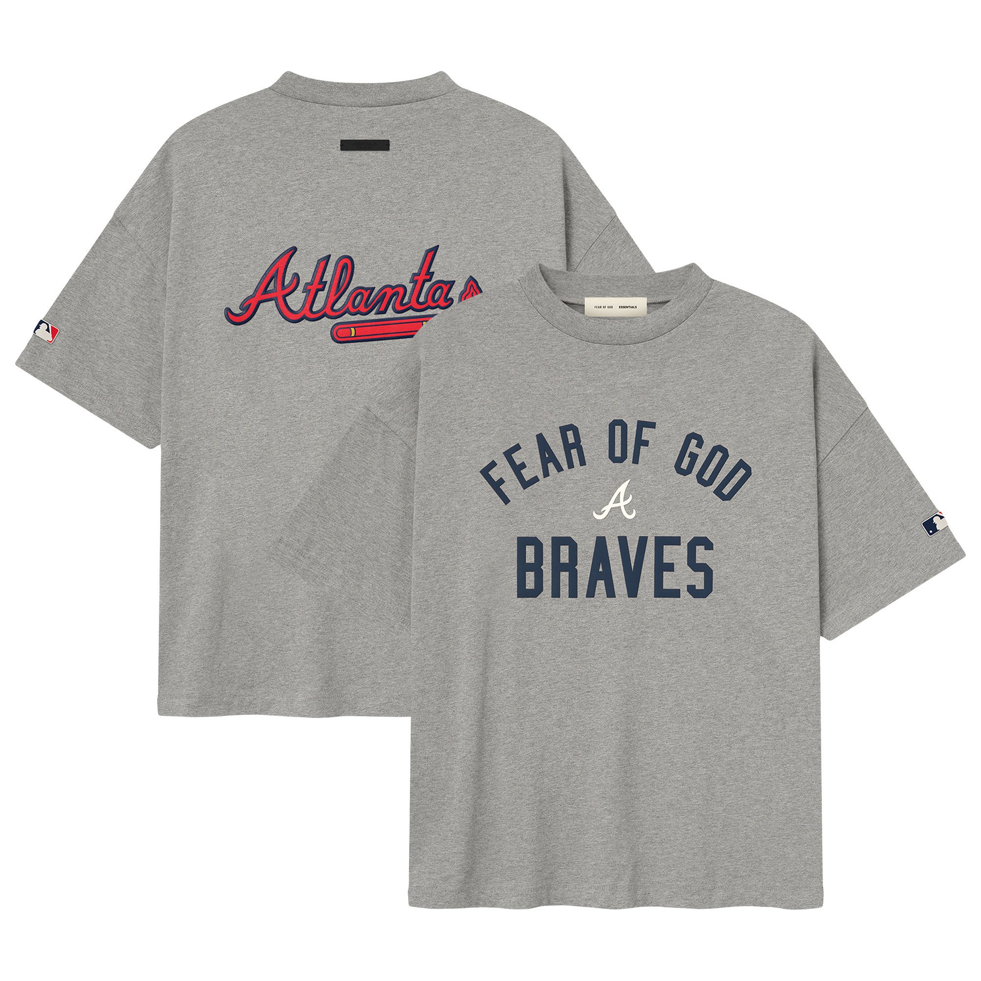 Atlanta Braves Fear Of God Essentials 90’s Fit T-Shirt – Unisex