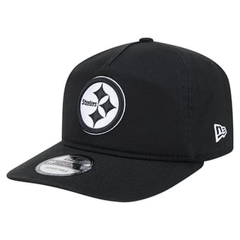 Men's New Era  Black/White Pittsburgh Steelers 19TWENTY Adjustable Hat