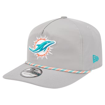 Men's New Era Gray Miami Dolphins Rope 19TWENTY Hat