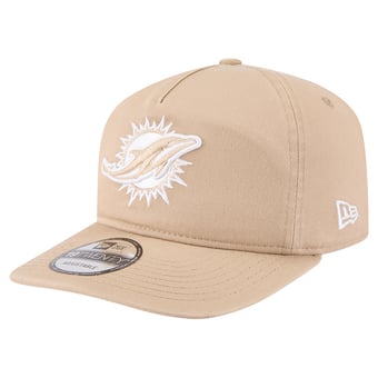 Men's New Era Tan Miami Dolphins 19TWENTY Adjustable Hat