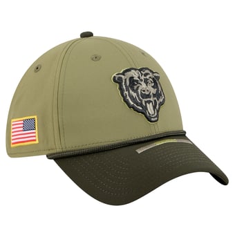Men's New Era  Green Chicago Bears 2025 Salute to Service 39THIRTY Flex Hat