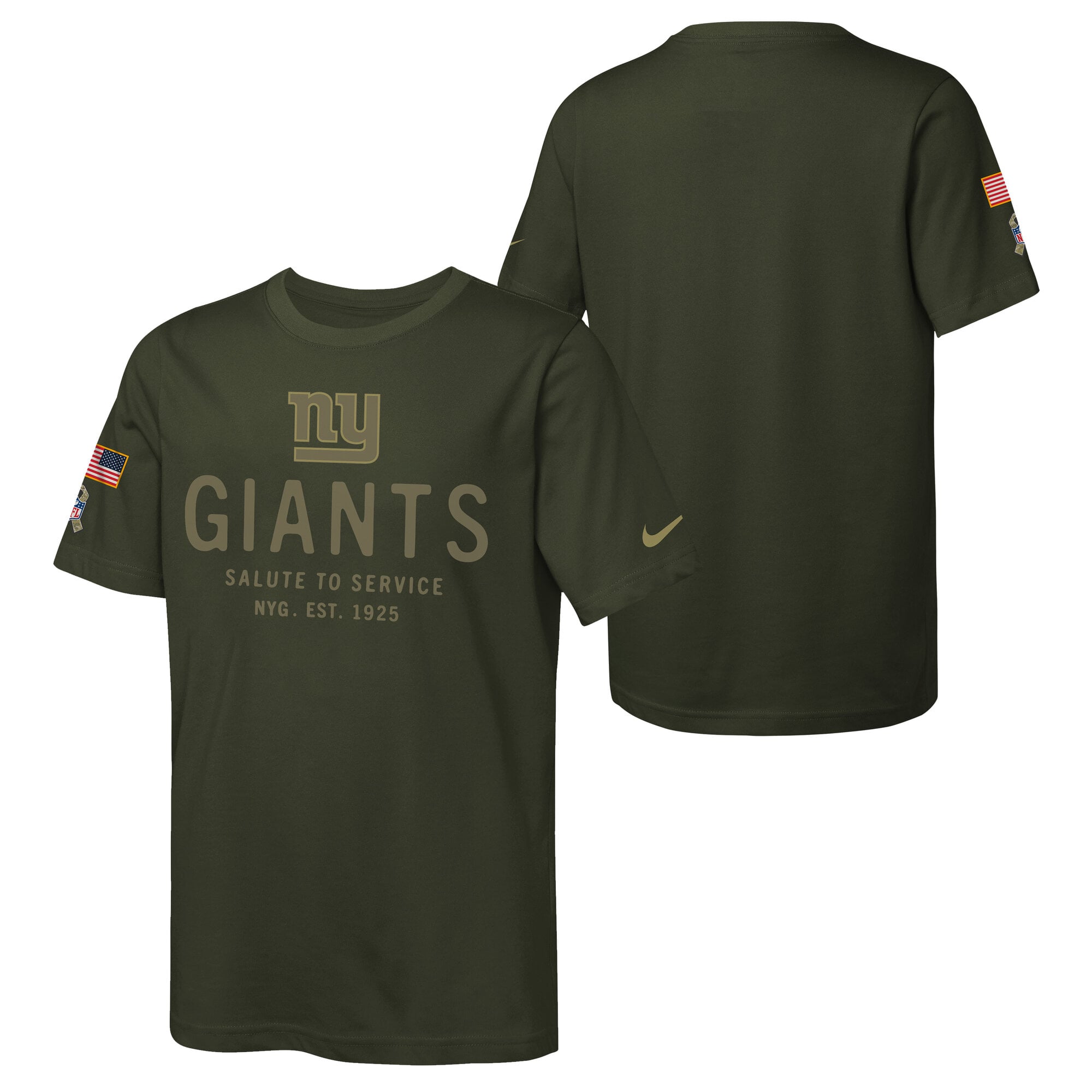 New York Giants Nike Salute To Service T-Shirt - Youth