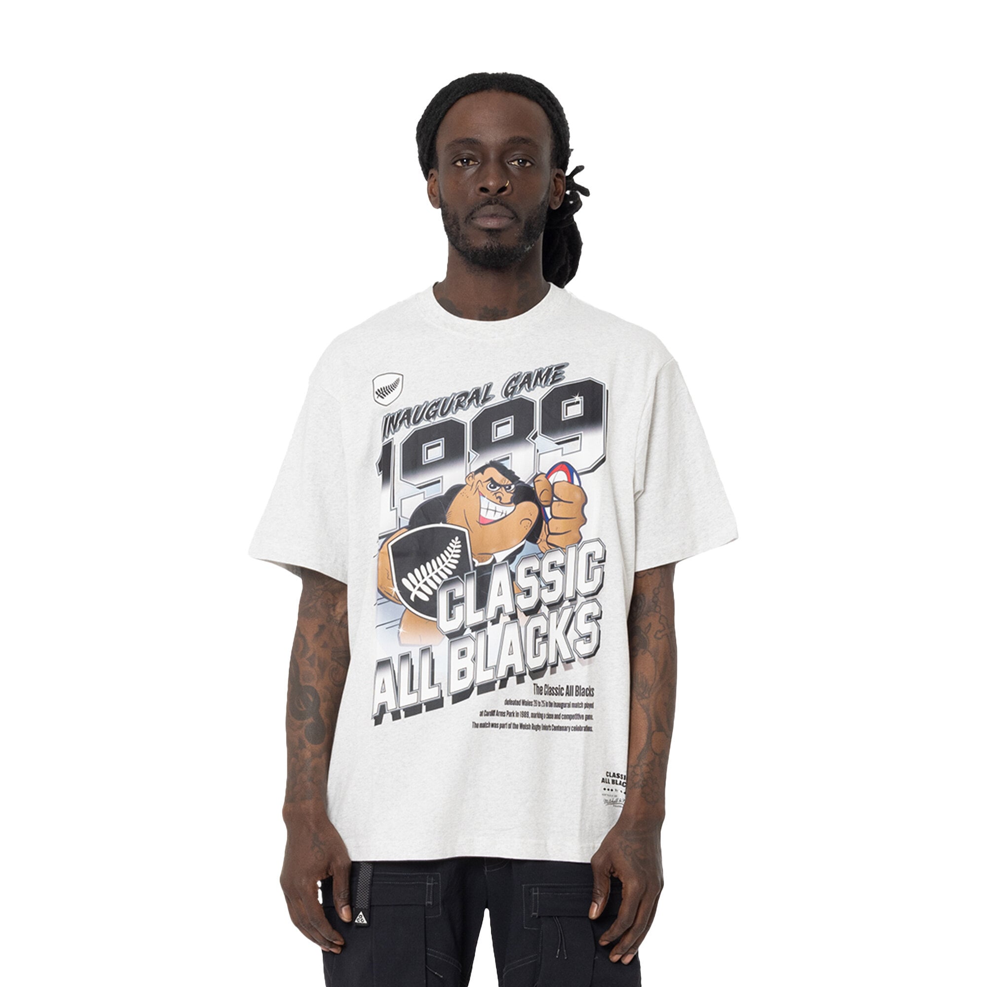 T-shirt Classic All Blacks x Mitchell & Ness Inagural Game