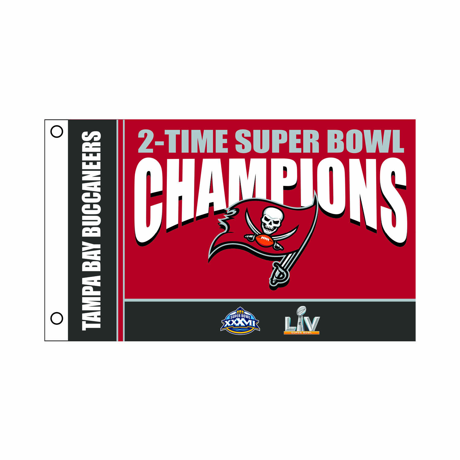 Tampa Bay Buccaneers 3' x 5' Super Bowl Champions Single-Sided Flag